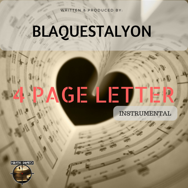 '4 Page Letter (Instrumental)' cover art