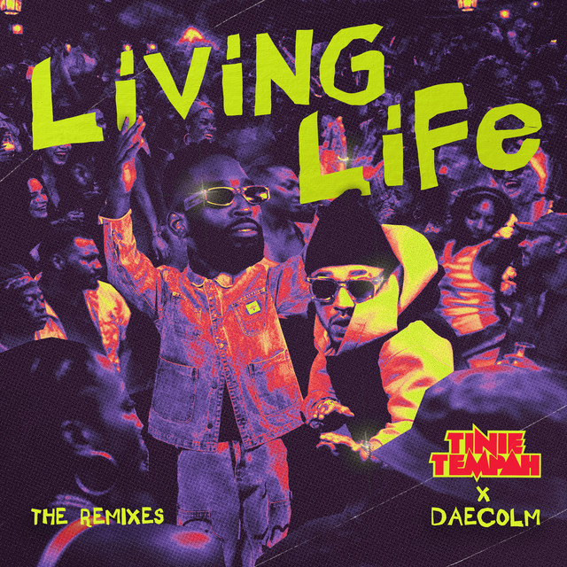'Living Life (The Remixes)' cover art