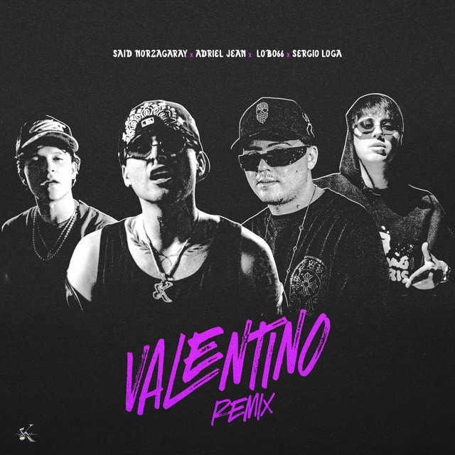 'Valentino (Remix)' cover art