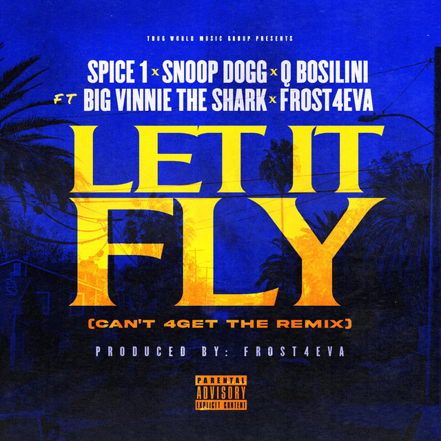 'Let It Fly (Can't 4Get The Remix) [feat. Big Vinnie The Shark & Frost4eva]' cover art