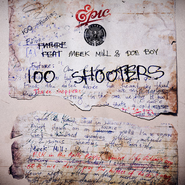'100 Shooters (feat. Meek Mill)' cover art