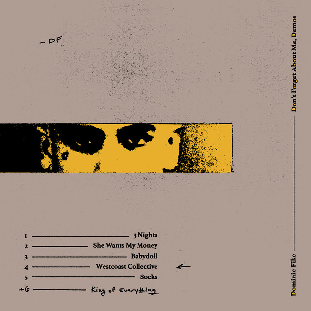 'Don't Forget About Me, Demos' cover art