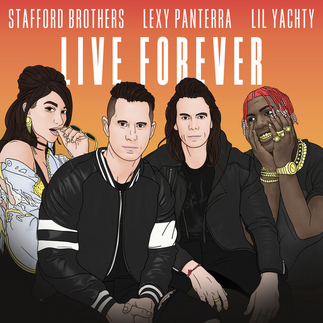 'Live Forever' cover art