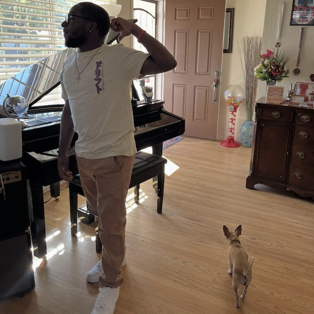 'fell in love with lil re' cover art