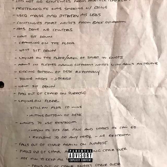 'Chair Falling' cover art