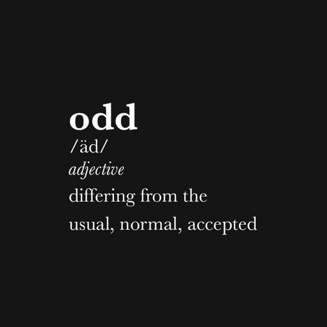 'odd' cover art