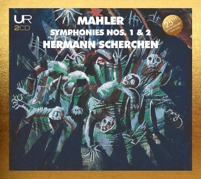 'Scherchen conducts Mahler: Symphonies Nos. 1 & 2' cover art