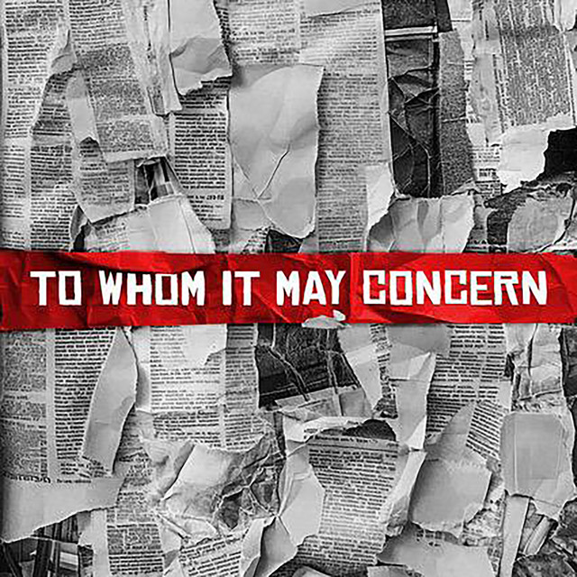 'To Whom It May Concern' cover art