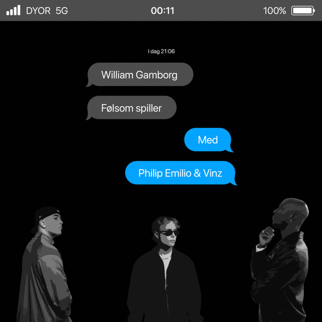 'Følsom spiller (feat. Vinz og Philip Emilio)' cover art