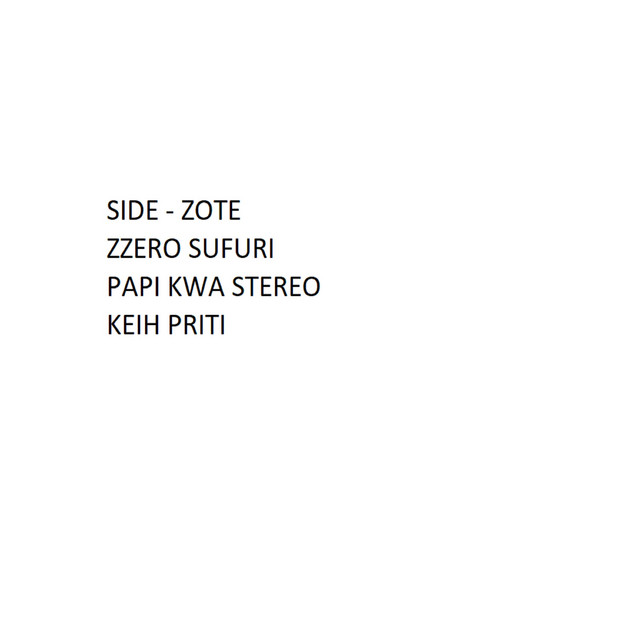 'HALISI HIPHOP (SIDE ZOTE)' cover art