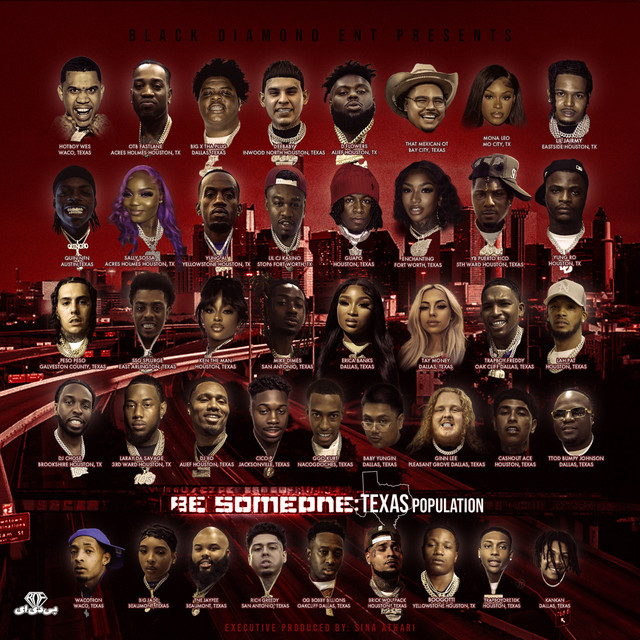 'Be Someone: Texas Population' cover art