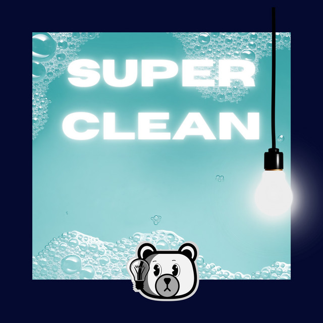 'SUPER CLEAN' cover art