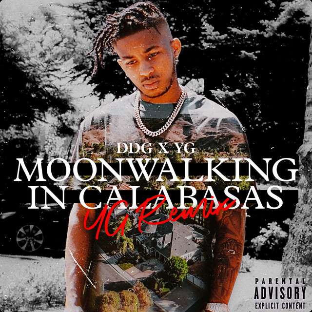 'Moonwalking in Calabasas (YG Remix)' cover art