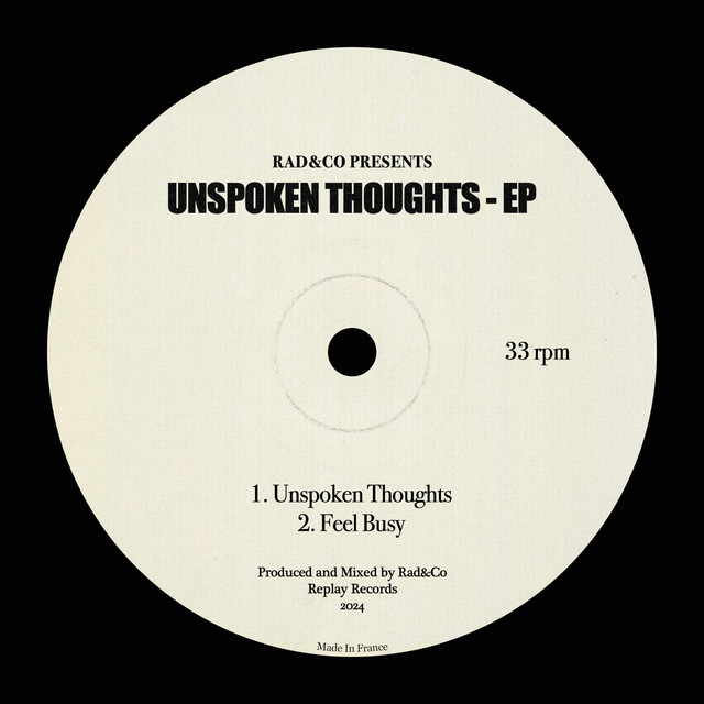 'Unspoken Thoughts' cover art