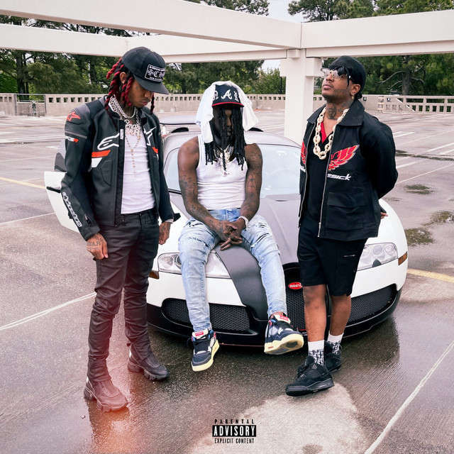 'NEW BUGATTI (feat. Ski Mask The Slump God, Chief Keef, DJ Scheme)' cover art