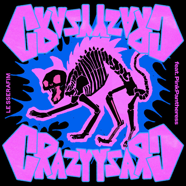 'CRAZY (feat. PinkPantheress)' cover art