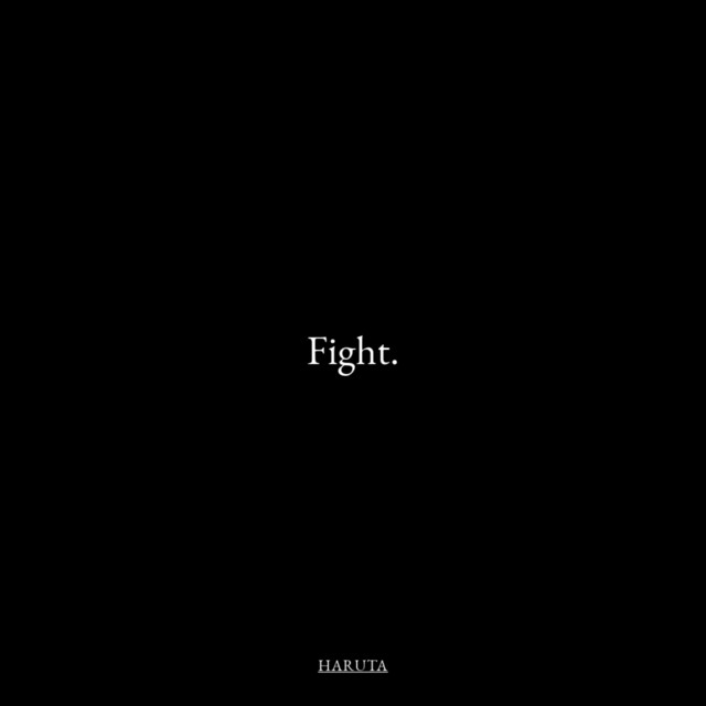 'Fight.' cover art