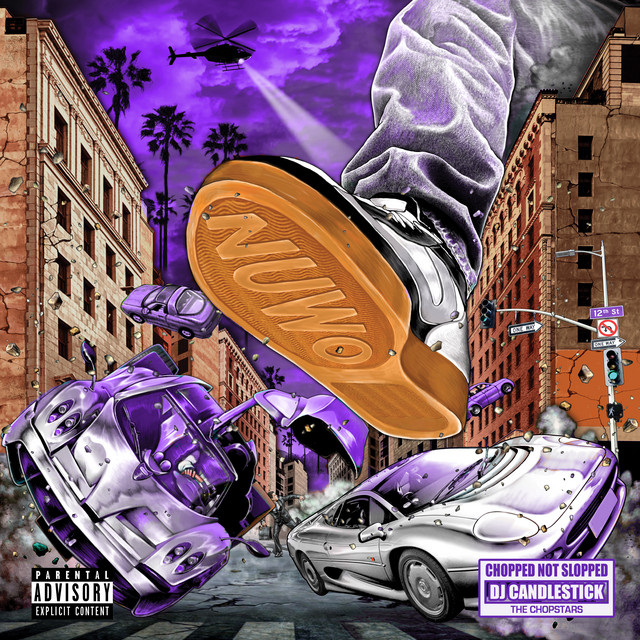 'LARGER THAN LIFE (CHOPPED NOT SLOPPED)' cover art
