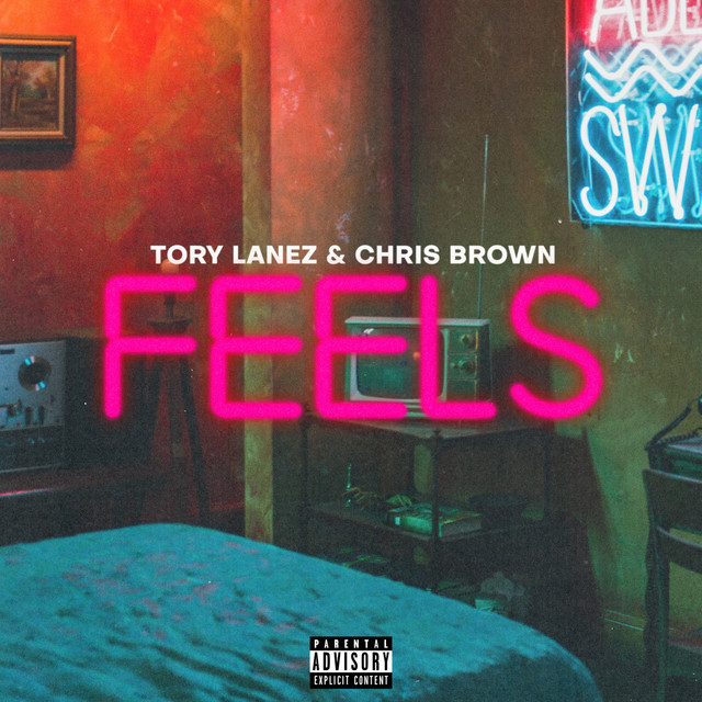 'Feels (feat. Chris Brown)' cover art
