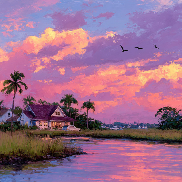 'sunset breeze' cover art