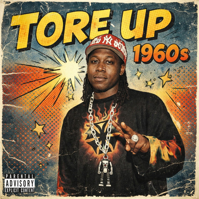 'Tore up 1960s' cover art