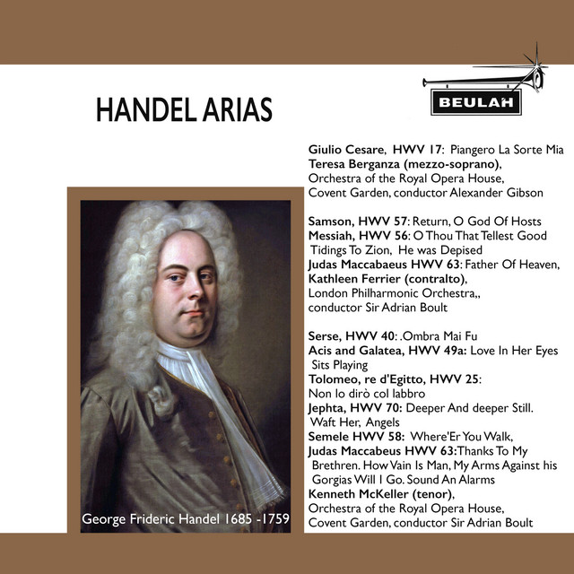 'Handel Arias' cover art