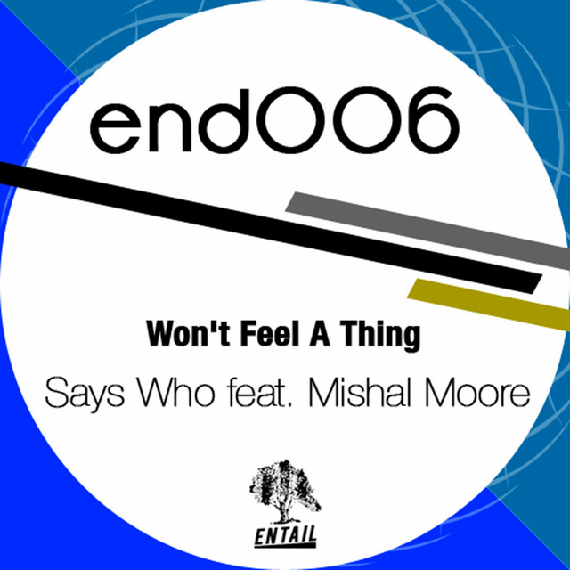 'Won't Feel A Thing feat. Mishal Moore' cover art