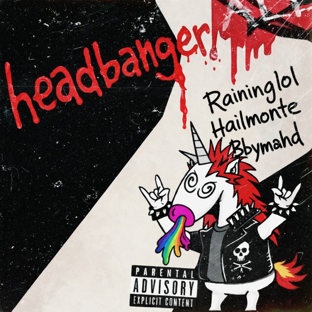 'HEADBANGER (feat. hailmonte & bbymahd)' cover art