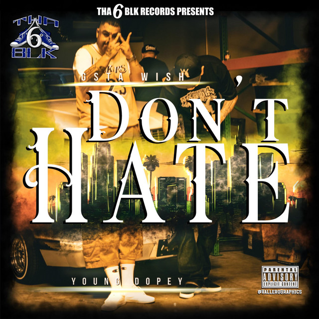 'Don't Hate' cover art