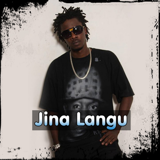'Jina Langu' cover art