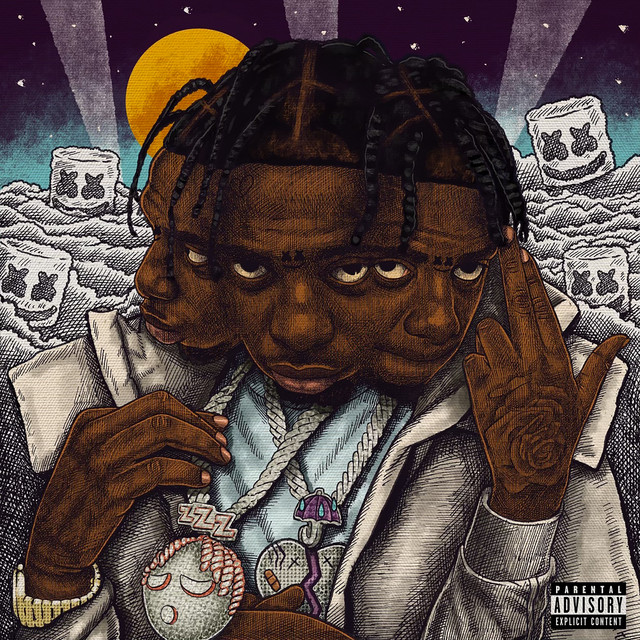 'GBG (feat. Marshmello)' cover art