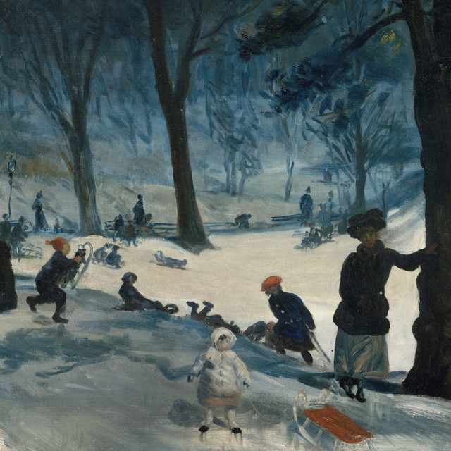 'sledding in sakura park' cover art