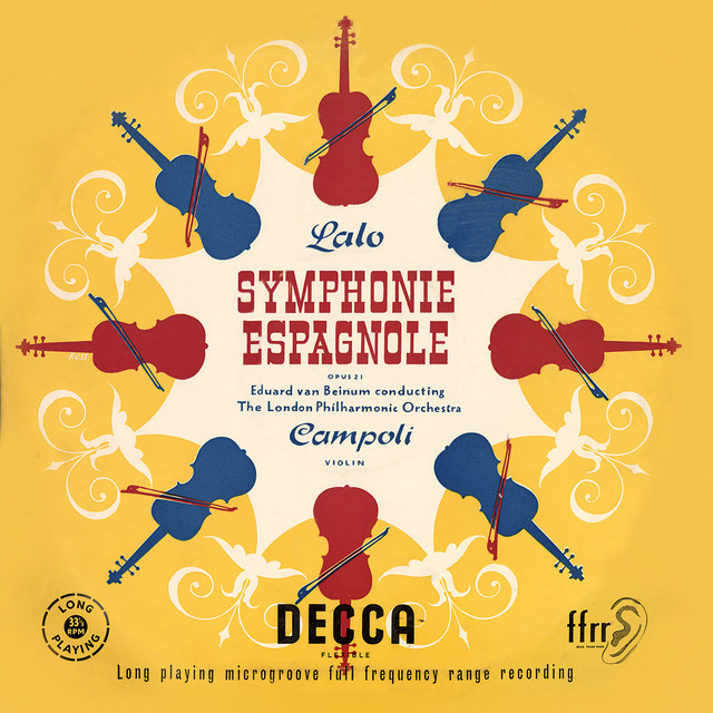 'Lalo: Symphonie espagnole; Tchaikovsky: Serenade for Strings' cover art