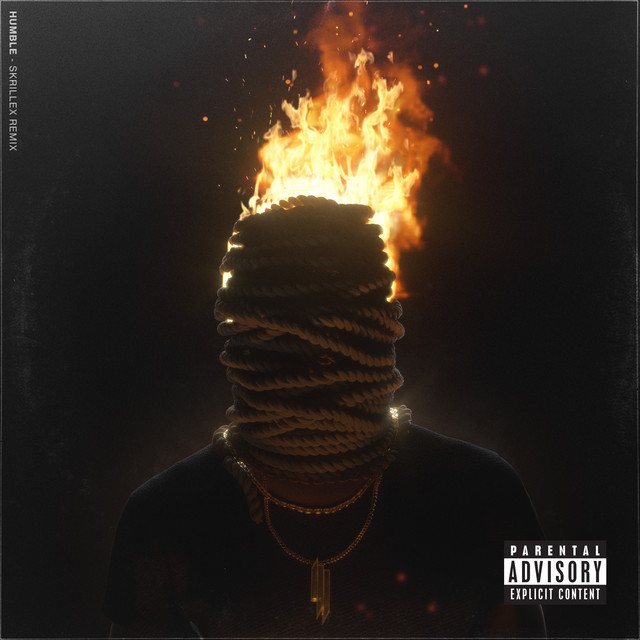 'HUMBLE. (SKRILLEX REMIX)' cover art