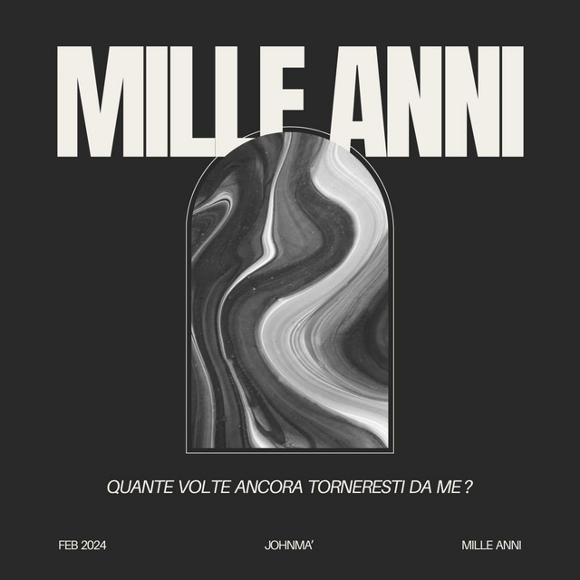'Mille Anni' cover art