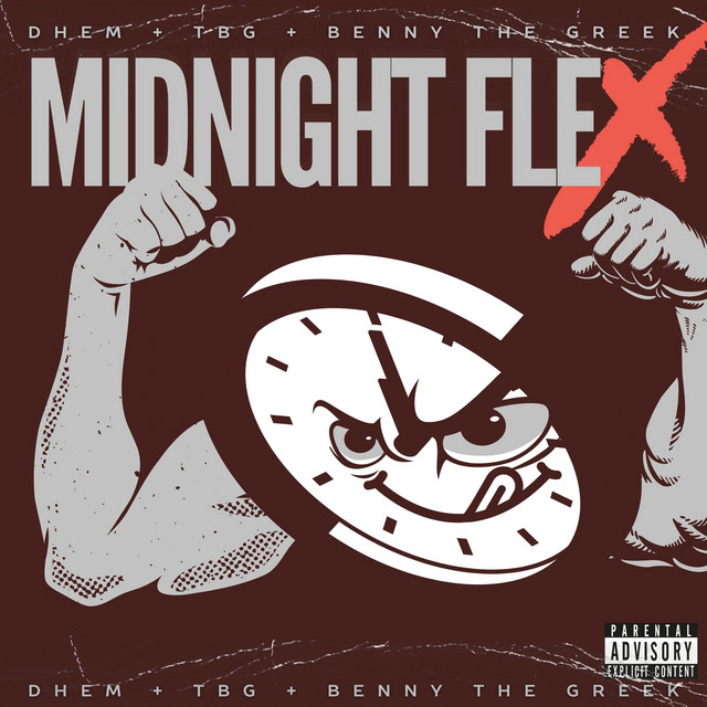 'Midnight Flex (Spedup + Slowed)' cover art