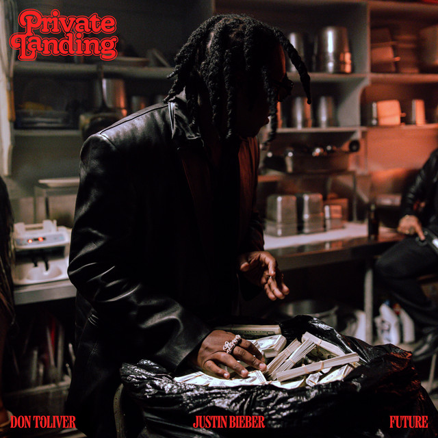 'Private Landing (Sped Up) [feat. Justin Bieber & Future]' cover art